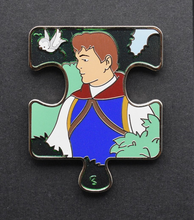 Disney Prince Snow White Seven Dwarfs Character Connection Puzzle LE Pin (B6)