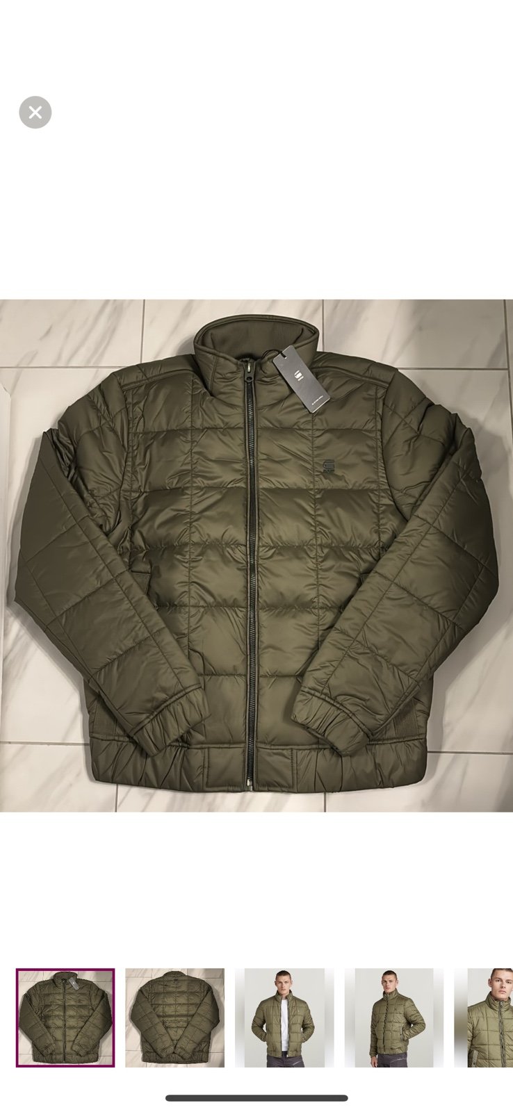Men’s G-Star Raw Meefic Square Quilted Jacket