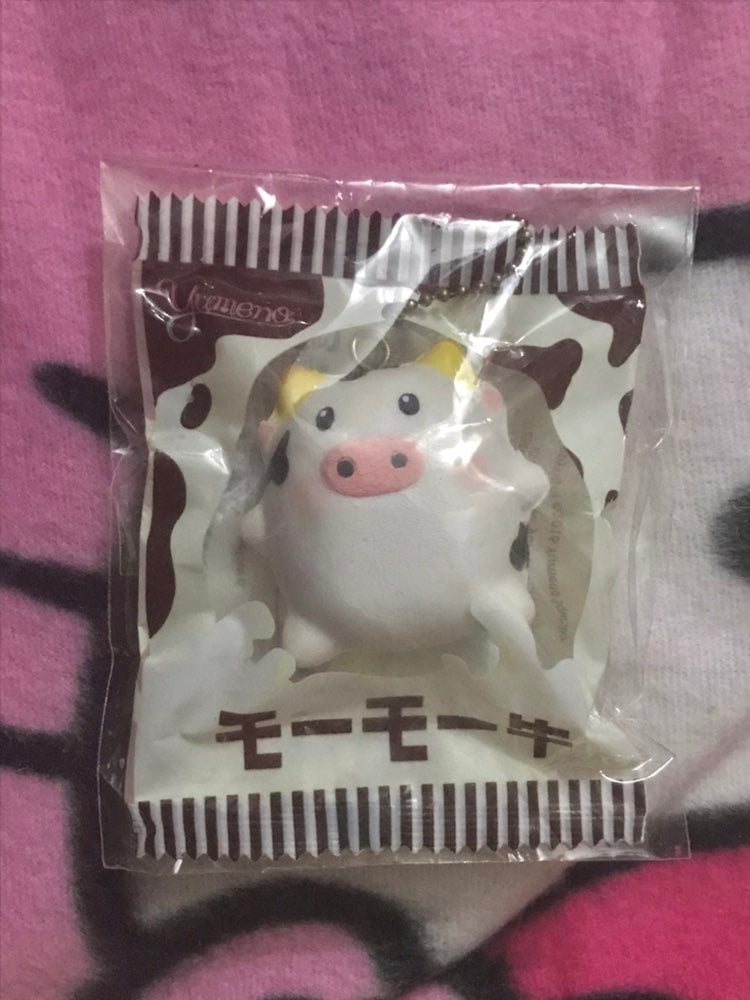 Black Yumeno Cow Squishy