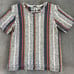 Ann Taylor 2 Piece Racer Stripe Fridge Short Sleeve Top and Pencil Skirt Size 6P