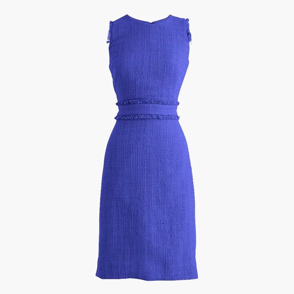 NWT-12-J.Crew Sheath dress in tweed