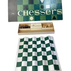 Chessers Board Game By Phillips Vintage 1960 Complete with rules Made In USA.