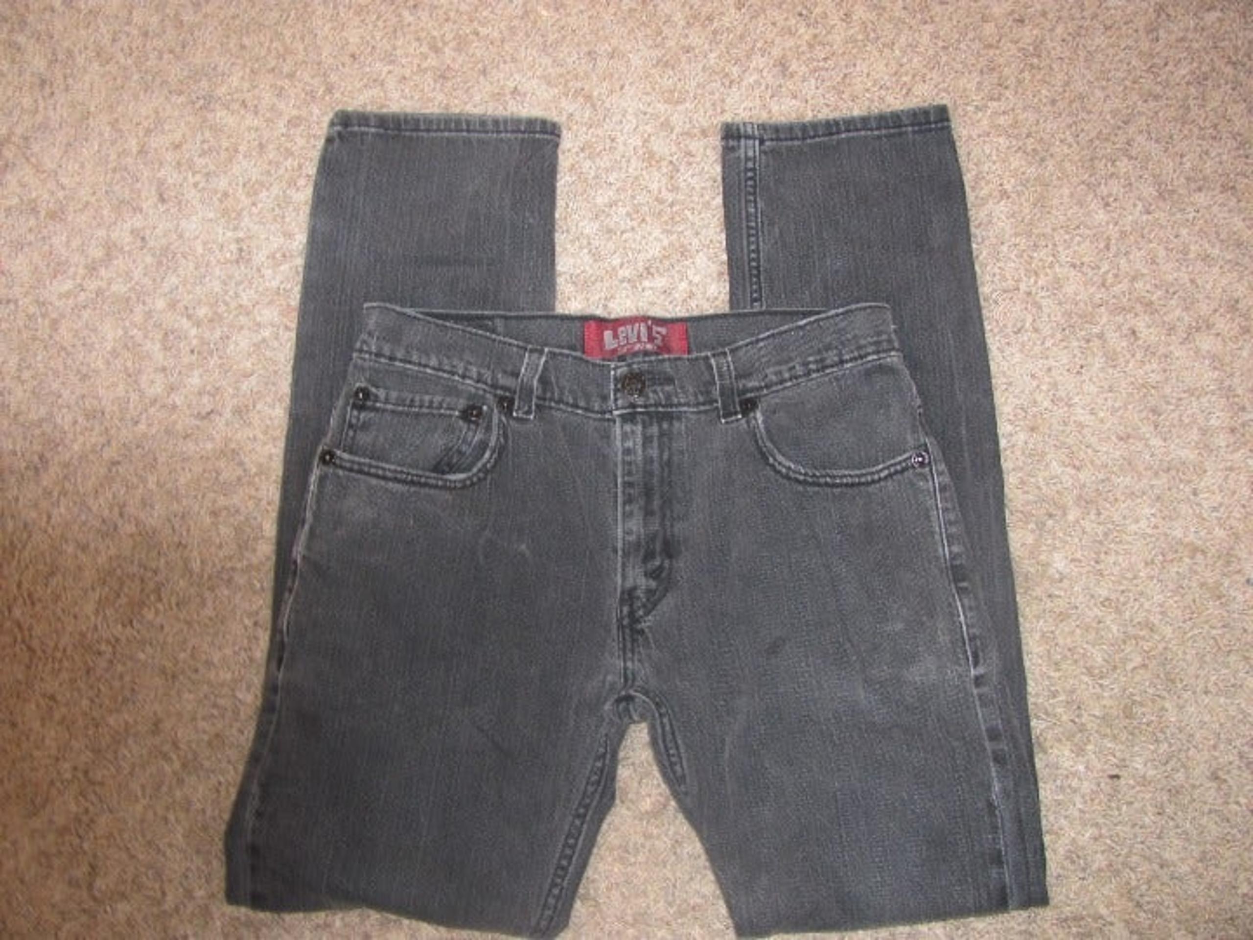 Levi Mens Size 511 Black Skinny Jeans