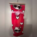 Hello Kitty Red Heart Pattern Plush Throw Blanket with Sunglasses Design