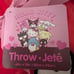 Hello Kitty Red Heart Pattern Plush Throw Blanket with Sunglasses Design