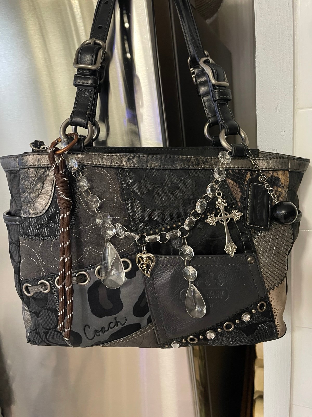 Vintage Coach Patchwork, with charms