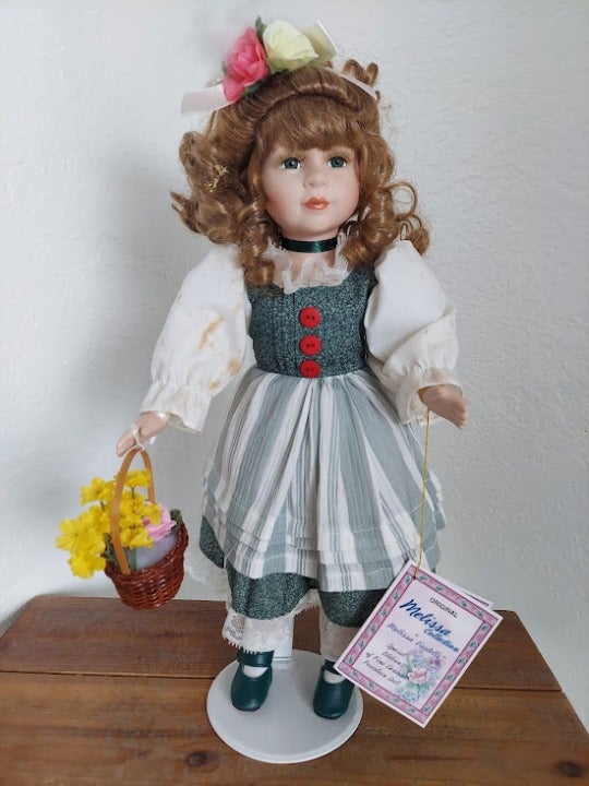 Vintage Melissa Vastelli Porcelain Doll