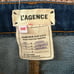L'agence High Rise Cropped Flare Jeans Blue Size 28