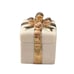 Lenox Wedding Promises Memory Gift Box, Set of 10 Favor Ceramic Gold Bow NIB