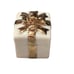 Lenox Wedding Promises Memory Gift Box, Set of 10 Favor Ceramic Gold Bow NIB