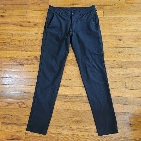 Lululemon Men's Black Chino Pants Size 32X31 Classic-Fit 5 Pocket Pants