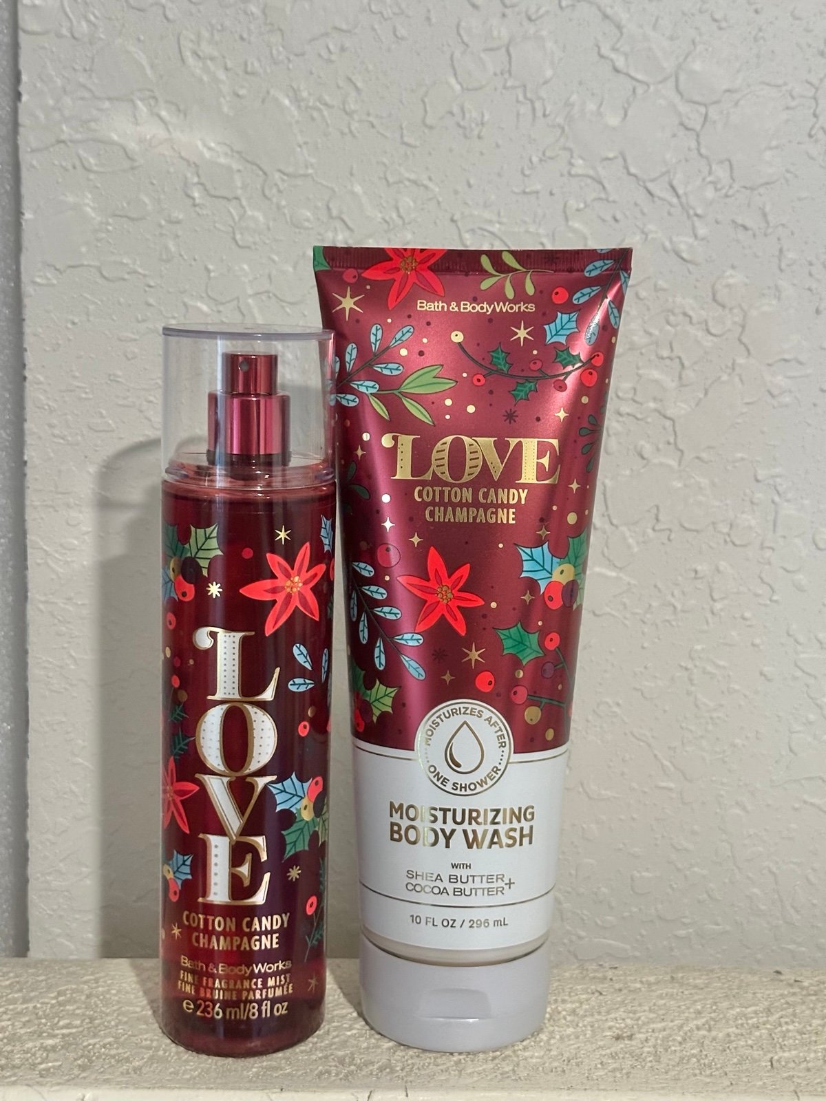 Bath and Body Works COTTON CANDY CHAMPAGNE Fragrance Mist & Body Wash NEW