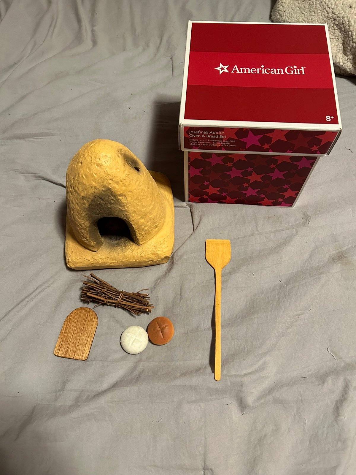 American Girl Josefina Adobe Oven and Bread set