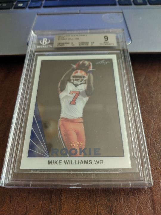 2017 Leaf Clear Draft Blue #7 M.Williams