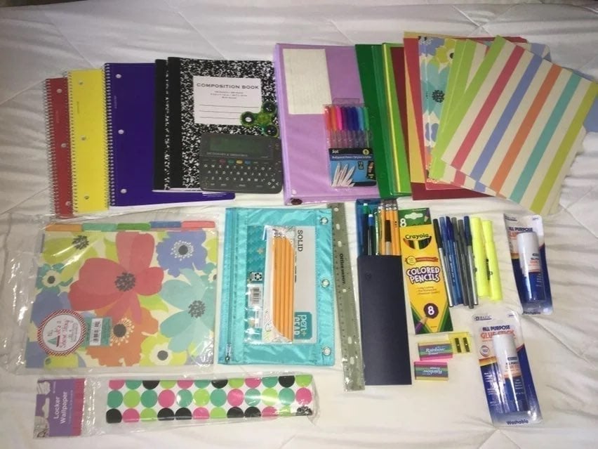 HUGE SCHOOL supplies bundle good brands