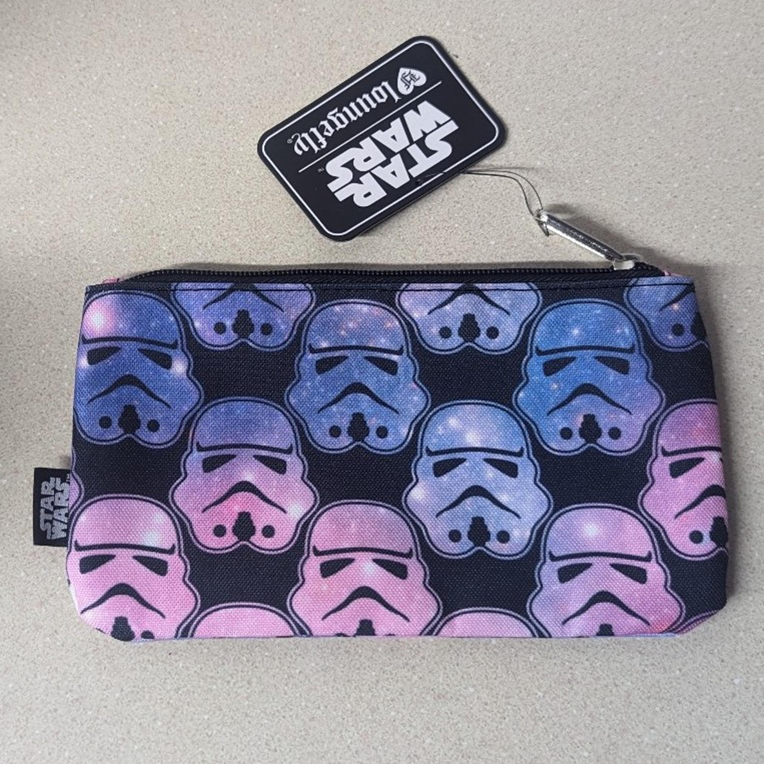 Loungefly x Star Wars Ombre Watercolor Stormtrooper Zipper Pouch
