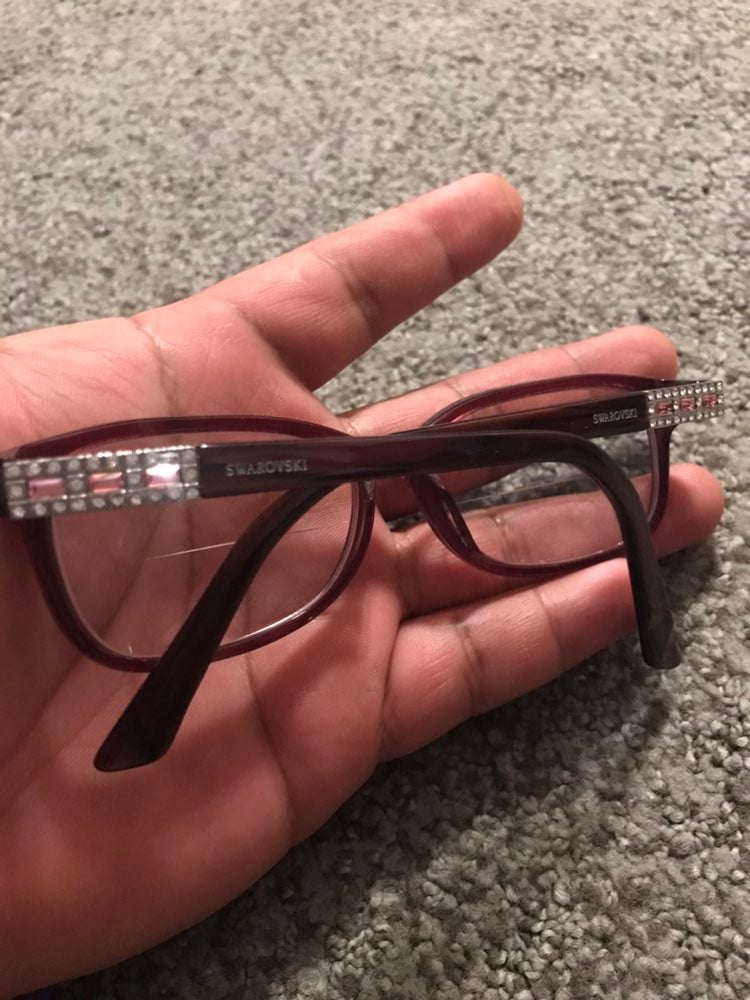 Swarovski Foxy SW 5155 069 Plastic Eyeglasses Frame 53-14-140 Italy