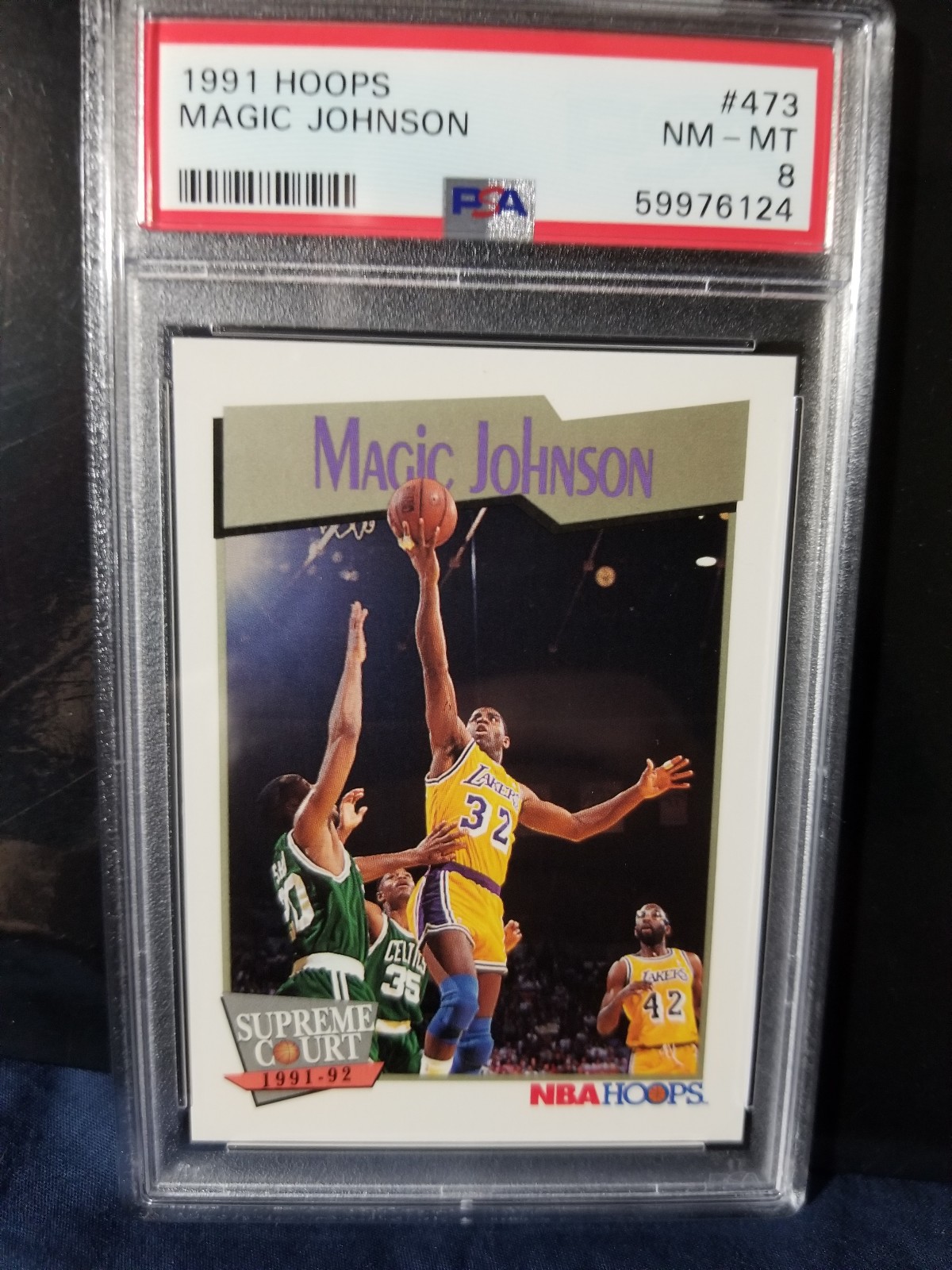 Magic Johnson psa nba hoops supreme court lakers nba