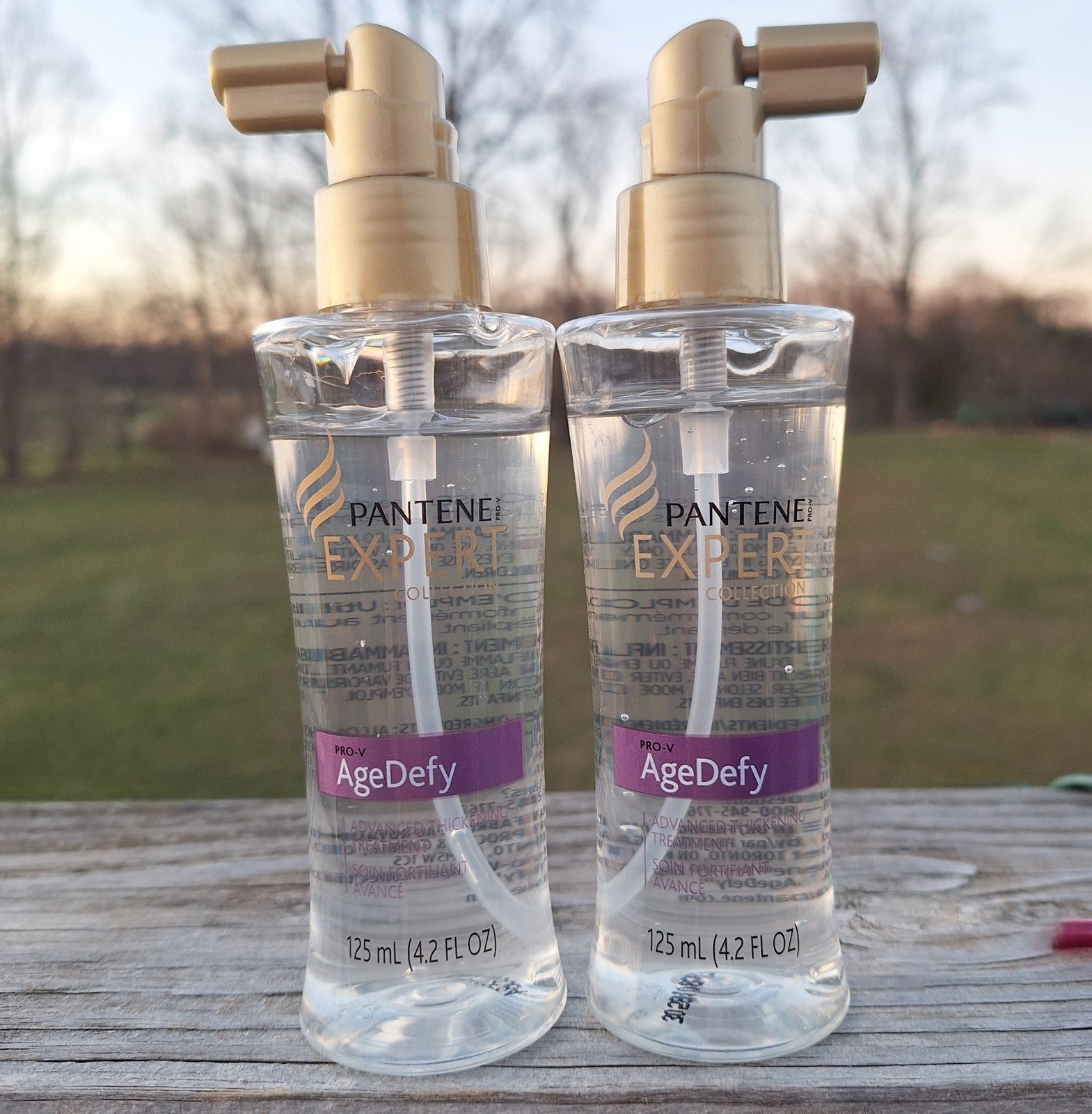 2x Pantene Expert AgeDefy Advanced Thickening Treatment NEW No Box 4.2 Fl Oz