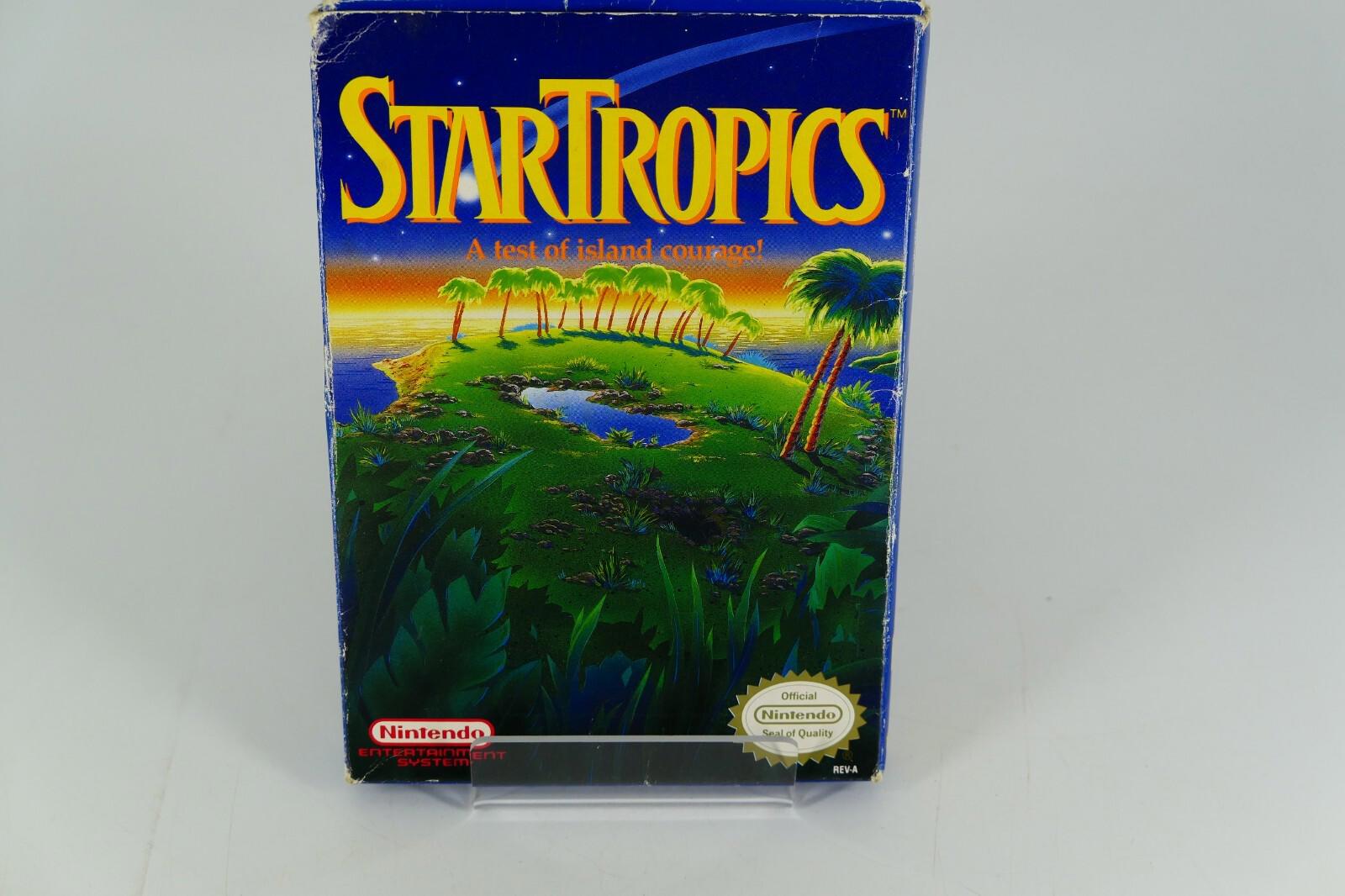 Star Tropics (Nintendo NES 2000) Complete w/ Original Box Manual No Letter CIB