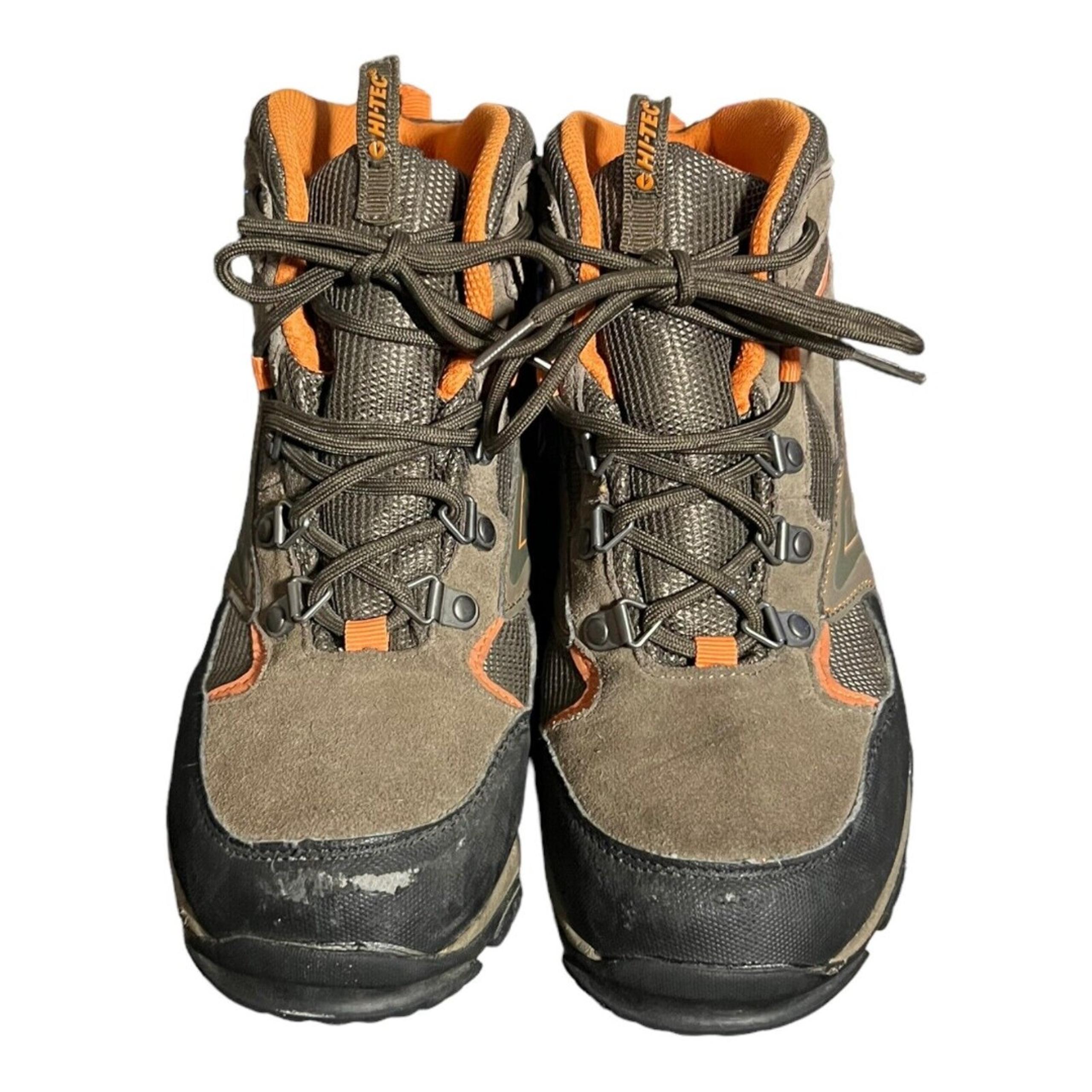Hi Tech Nepal Water Proof JR Tan/Orange Outdoor Hiking Boots Womens Size  6