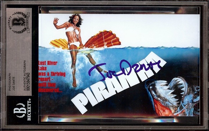 Joe Dante Signed Autographed Magazine Photo Piranha BAS 7943