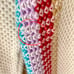 STELLAH Honeycomb Drawstring Hoodie in White