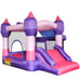 Princess Inflatable Bounce House w Slide For Kids Outdoor With Air Blower QB314