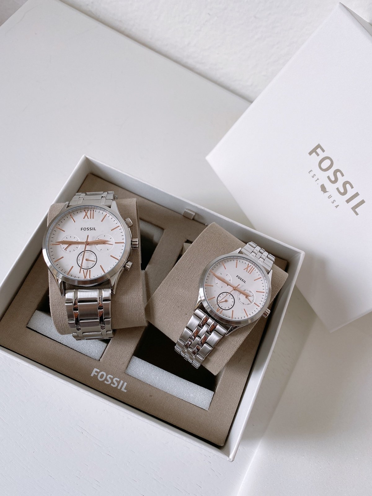Fossil Couple Watches BQ2468SET