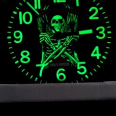 Glow in the Dark Wall Clock Harley Davidson Garage Shop Wall Clock NEW!