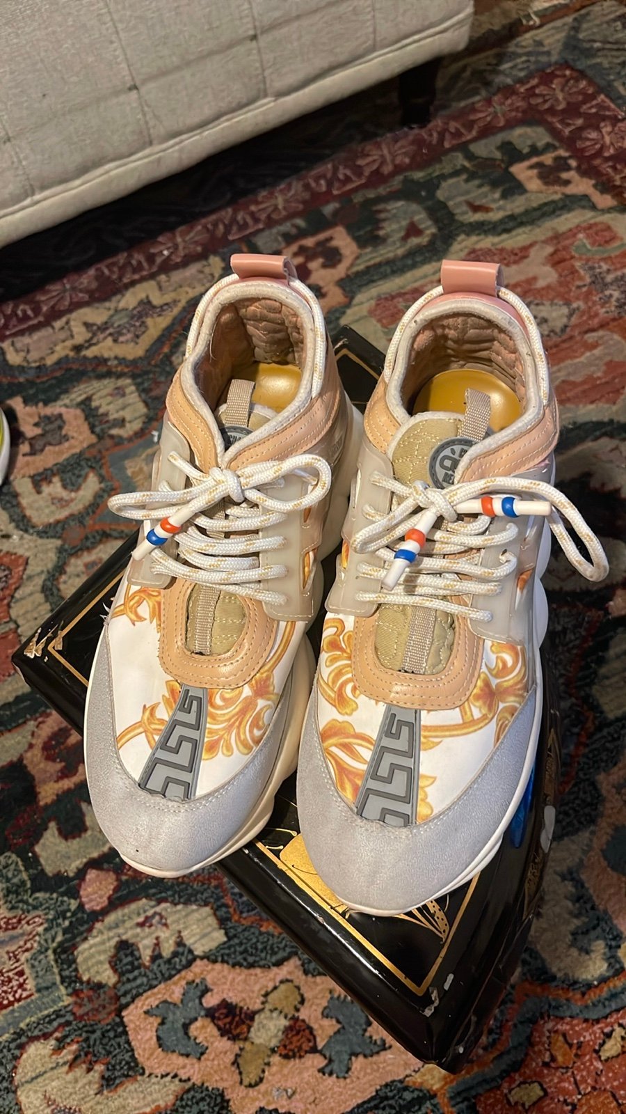 Versace Chain Reaction Trainer Sneakers