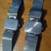 (2) Timex England Ladies; Winding Blue Dial Mesh watches
