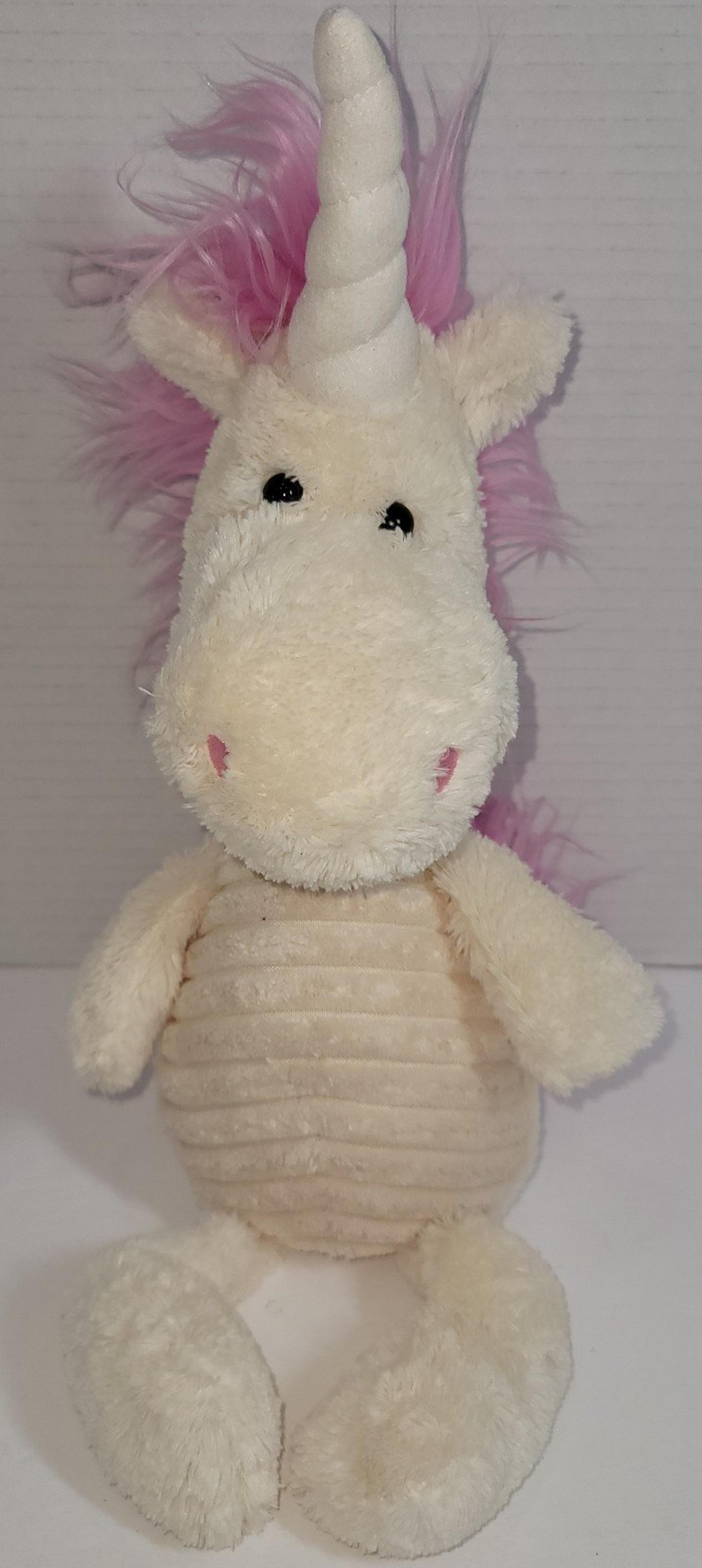 Jellycat Ursula Unicorn Plush Stuffed Animal Toy Pink Mane & Tail Cordy Tummy