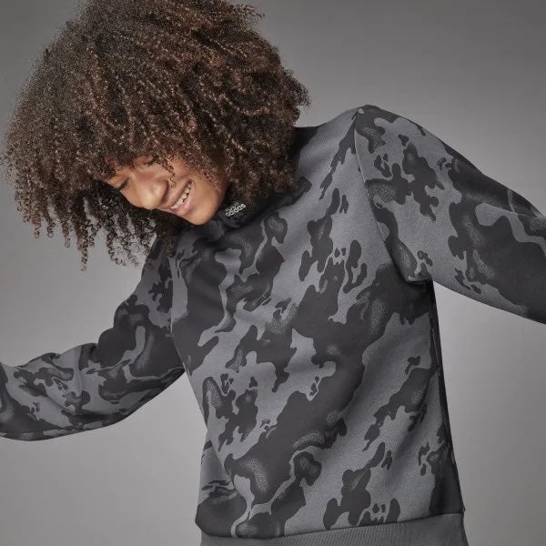 ADIDAS Women’s MOCK CREW ALLOVER CAMO PR