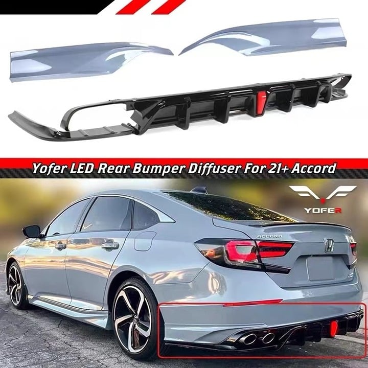 NINTE Rear Diffuser For 2022-2024 11th Honda Civic Hatchback Rear Bumper Lip Gloss Black E7570ff1 42d7 4698 8b90 6d0c11a10fd6.47e1014c48b3f35fe293ce9d93707c3a