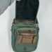 Canvas Classic Unisex Green Canvas Crossbody Shoulder Satchel Messenger Bag