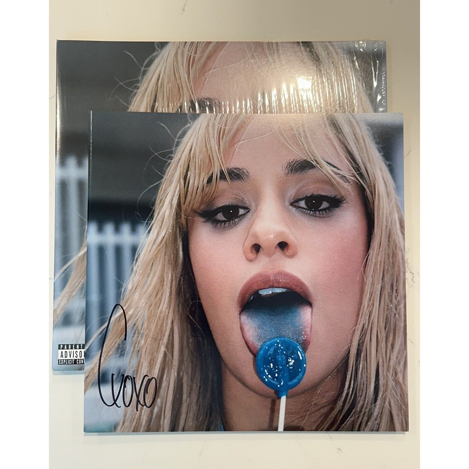 CAMILA CABELLO-C, XOXO-SIGNED AUTOGRAPHED INSERT-BABY PINK VINYL- #2