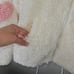 Crave Fame White Heart Sherpa Jacket