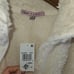 Crave Fame White Heart Sherpa Jacket