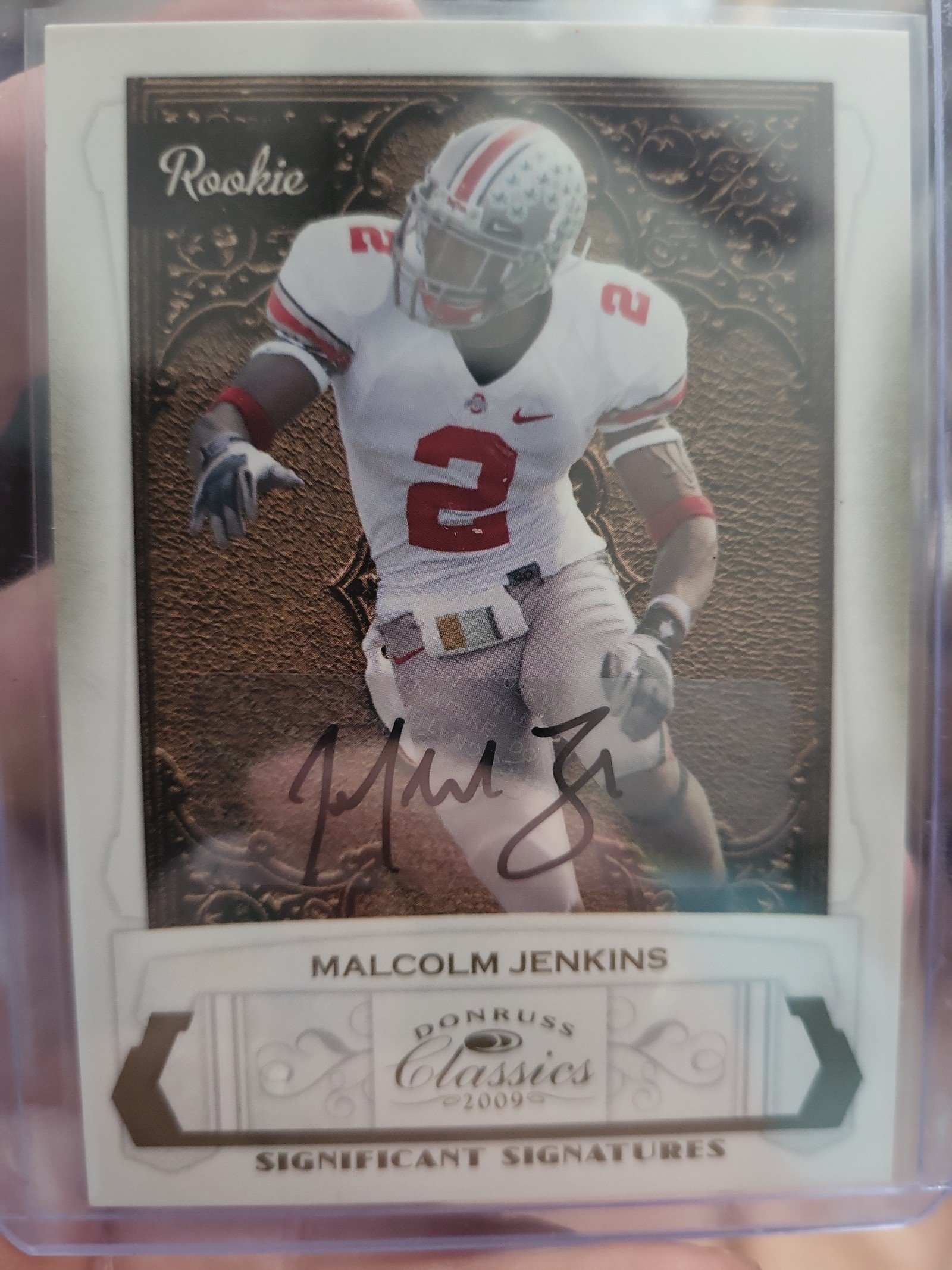 2009 Malcom Jenkins Autograph RC Donruss Classics #d 98/250