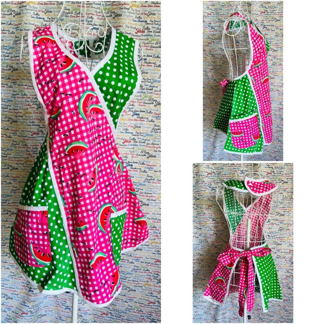 Ant Picnic with Watermelon Adult Apron