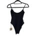 NWT Toast Swim High Cut One Piece Swimsuit in Moonless Night (Black) - Size S