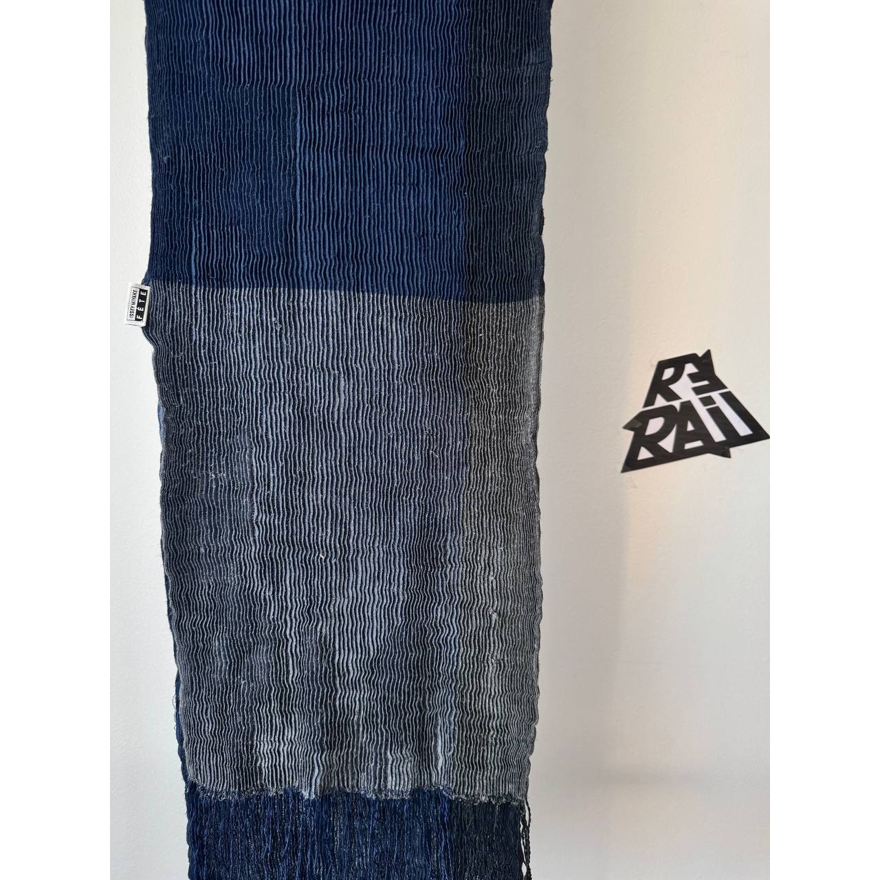 Rare Issey Miyake Fete Pleats Silk Scarf