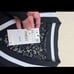 NWT Zara XS black/white see thru lace varsity sweatshirt