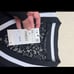 NWT Zara XS black/white see thru lace varsity sweatshirt