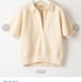 Steven Alan BOUCLE SKIPPER NECK PULLOVER