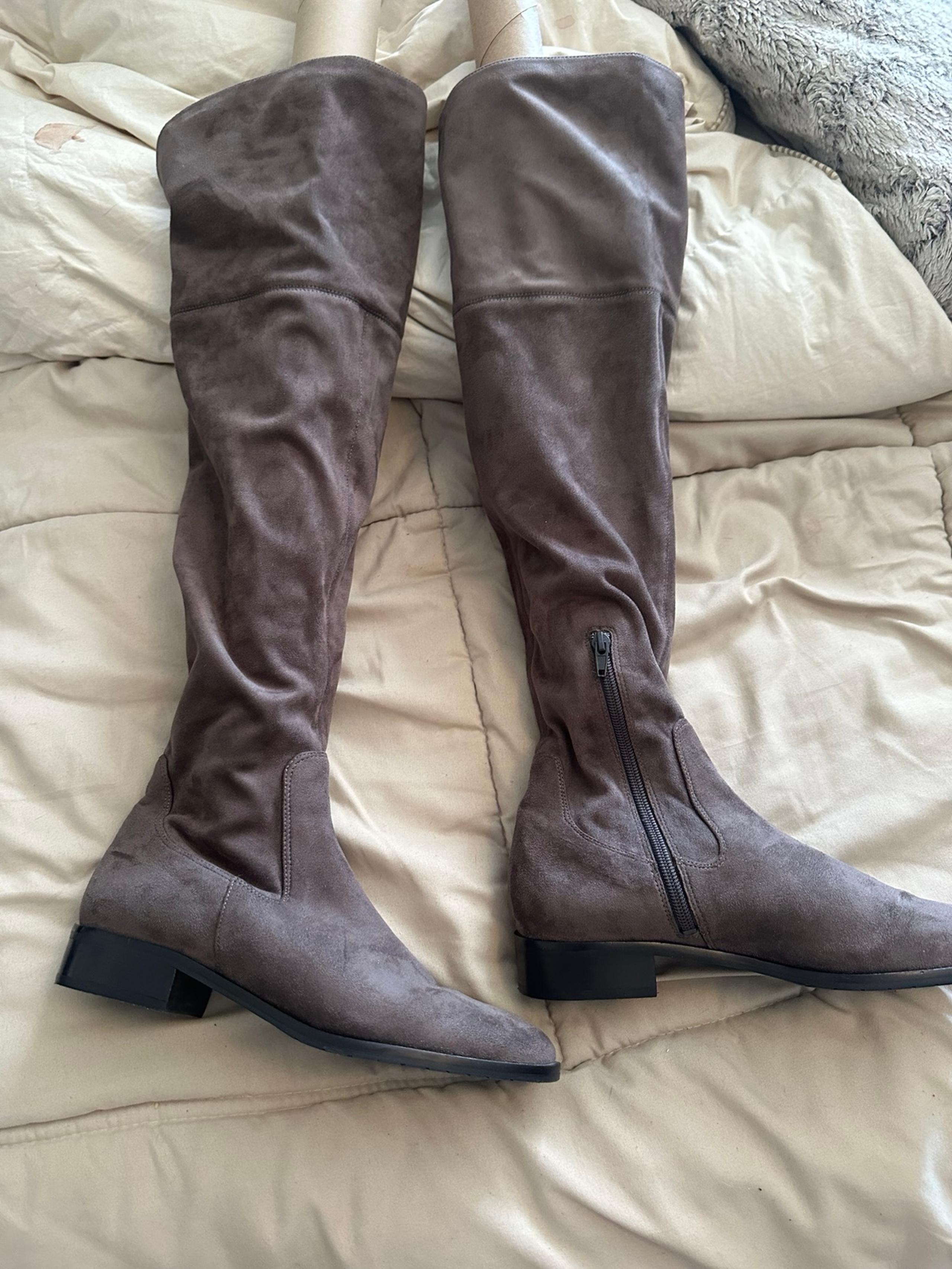 Ivanka trump over the knee boots size 8, Brown