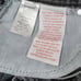 Levi 511 Slim 16 Reg Black Cut off Short