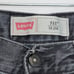 Levi 511 Slim 16 Reg Black Cut off Short