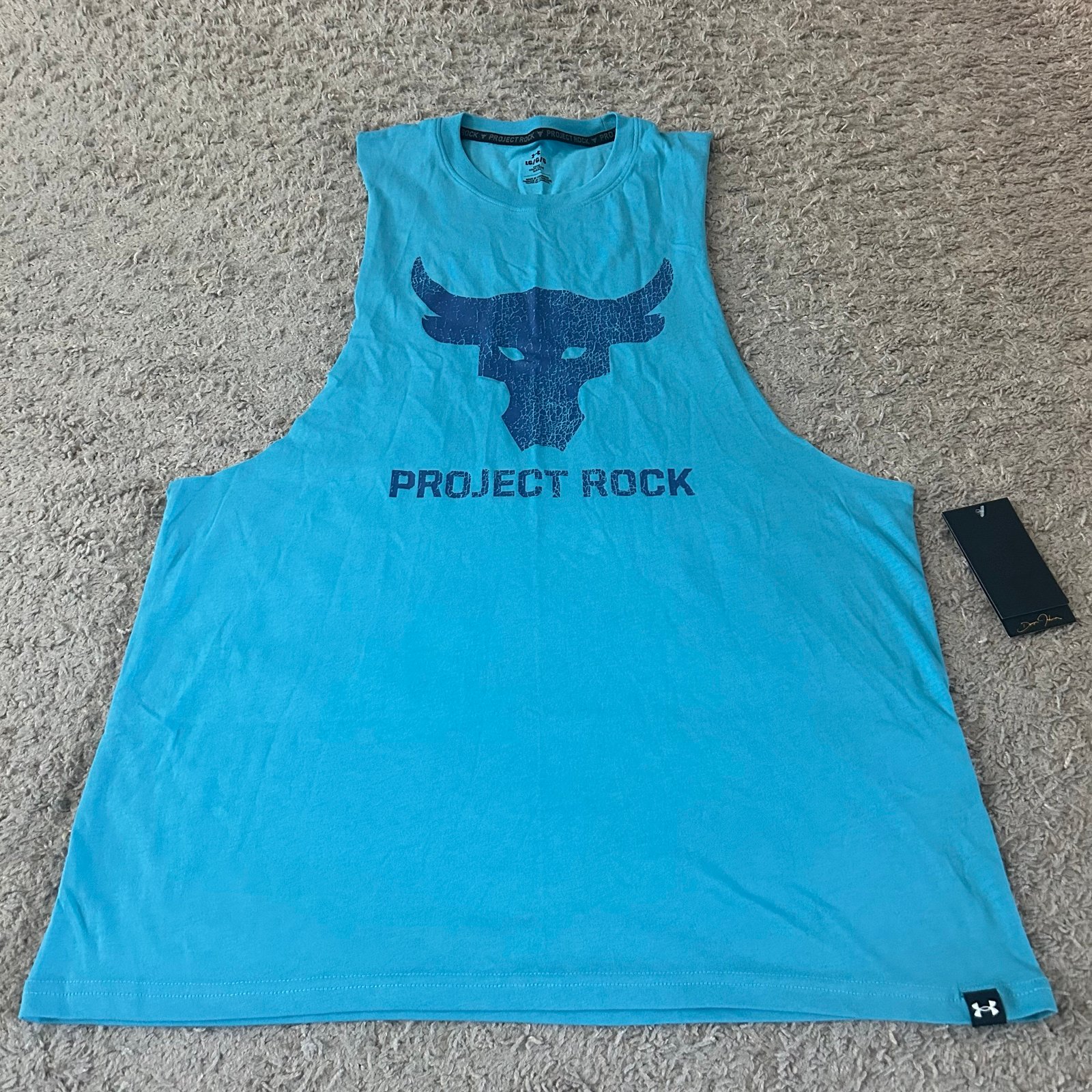 Men's Under Armour Project Rock Brahma Bull Muscle Tank Top